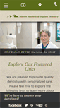 Mobile Screenshot of mortonimplantdentistmarietta.com